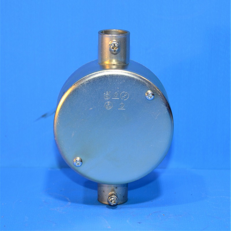 外山電気/TC丸型露出ボックス(ねじなし)薄鋼用TC02K19,25,31&nbsp;
