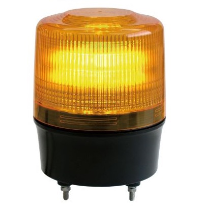日恵製作所　VL12R-200XY　黄　LED回転灯　ニコトーチ・120　AC100～200V　制御入力有り