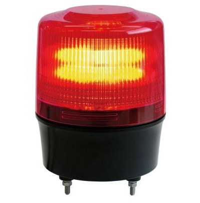 日恵製作所　VL12R-200XR　赤　LED回転灯　ニコトーチ・120　AC100～200V　制御入力有り