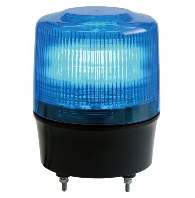 日恵製作所　VL12R-200XB　青　LED回転灯　ニコトーチ・120　AC100～200V　制御入力有り