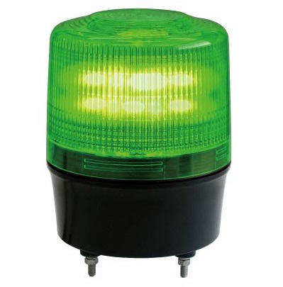 日恵製作所　VL12R-200XG　緑　LED回転灯　ニコトーチ・120　AC100～200V　制御入力有り