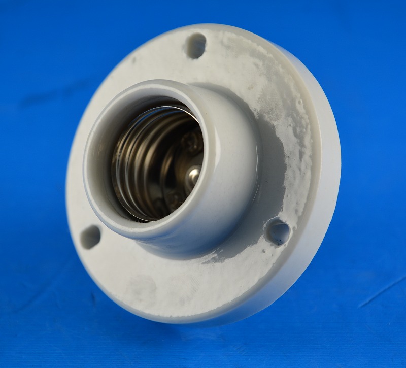 ミツバ電陶　GE-26磁器ソケット　船舶灯用（MS-E263）　E26（磁器製／セト製）