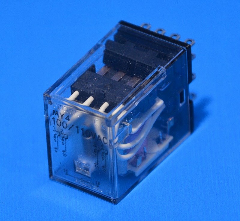 オムロン（OMRON)　MY4　100/110VAC　ミニチュアリレー