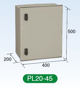 日東工業　PL20-45A　フカサ200　PL形プラボックス　木製基板タイプ　防塵・防水構造