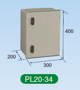 日東工業　PL20-34A　フカサ200　PL形プラボックス　木製基板タイプ　防塵・防水構造