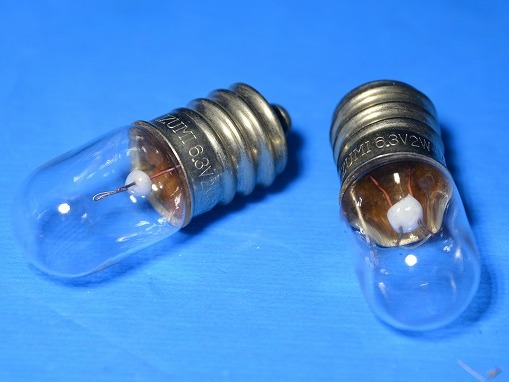 表示タイプ　T13タイプ　E12口金　6.3V　2W　電球　※在庫品