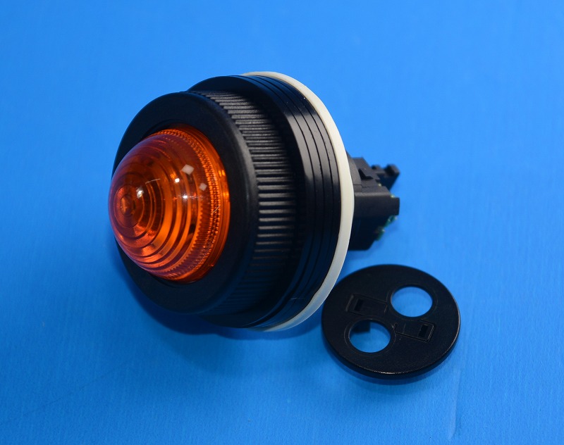 富士電機　φ30丸フレーム表示灯（LED照光）DR30D0L-E3A(赤)