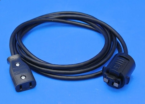 配線ダクト用コンセント変換コード3　PEEX-5-B　コード：黒