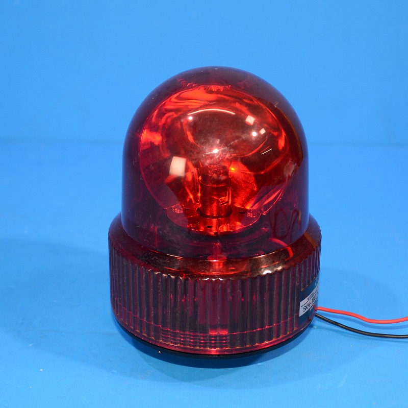 パトライト　SKH-102-R　赤　DC24V　φ118　小型回転灯　※処分品