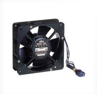 日東工業　PF-120S-2MA　盤用換気扇（センサタイプ）　金属羽根ファンシリーズ
