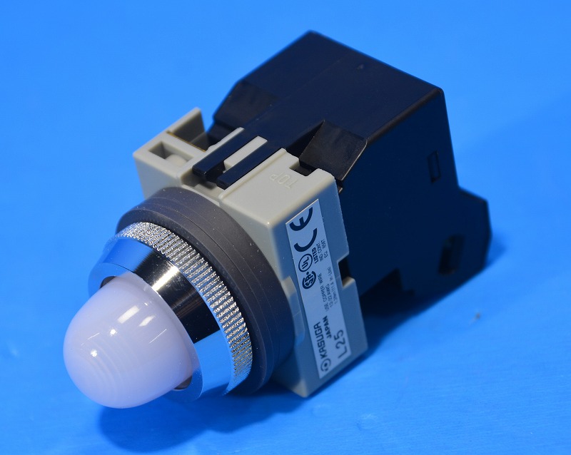 春日電機　コントロールユニット　φ25パイロットランプ　L25S1W（白）　※在庫品