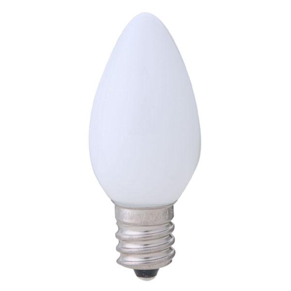 LED装飾電球　ローソク球（C7)　E12　昼白色　LDC1N-G-E12-G300　（10入）