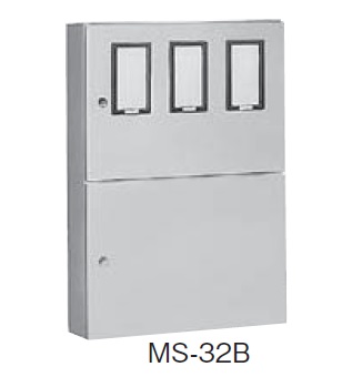 日東工業　MS-32Bライトベージュ・MS-32BC　クリーム　引込計器盤キャビネット（水切、防塵・防水パッキン付）