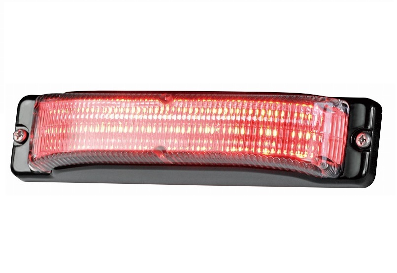 ・日恵製作所　パワーフラッシュ　NY9664DMR　赤　ワイドタイプ　車載用LED警告灯