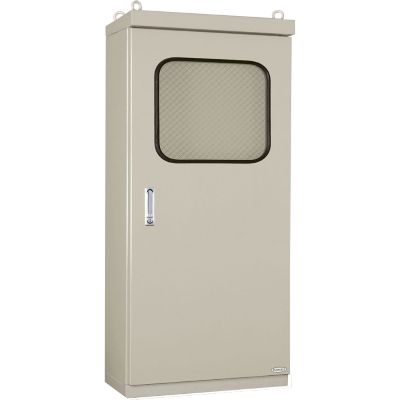 日東工業　SOEM35-716B　ステンレス屋外用窓付自立制御盤キャビネット