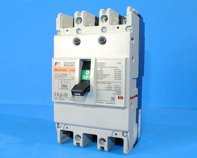 富士電機 　BW125JAG　3P100A　オートブレーカ 一般配線用