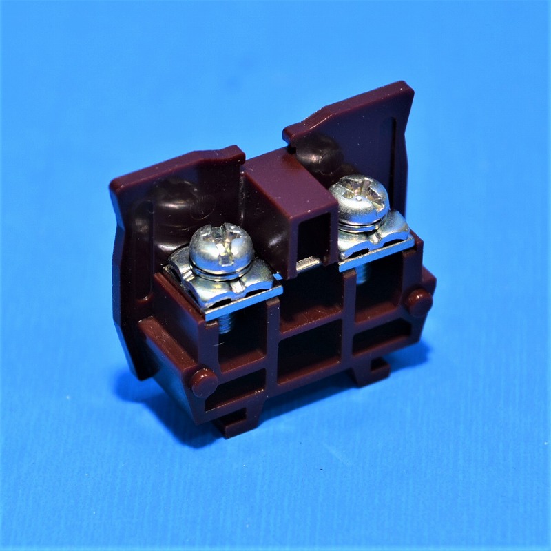 春日電機　TR20　茶色　C形レール式端子台　TRシリーズ　※在庫品
