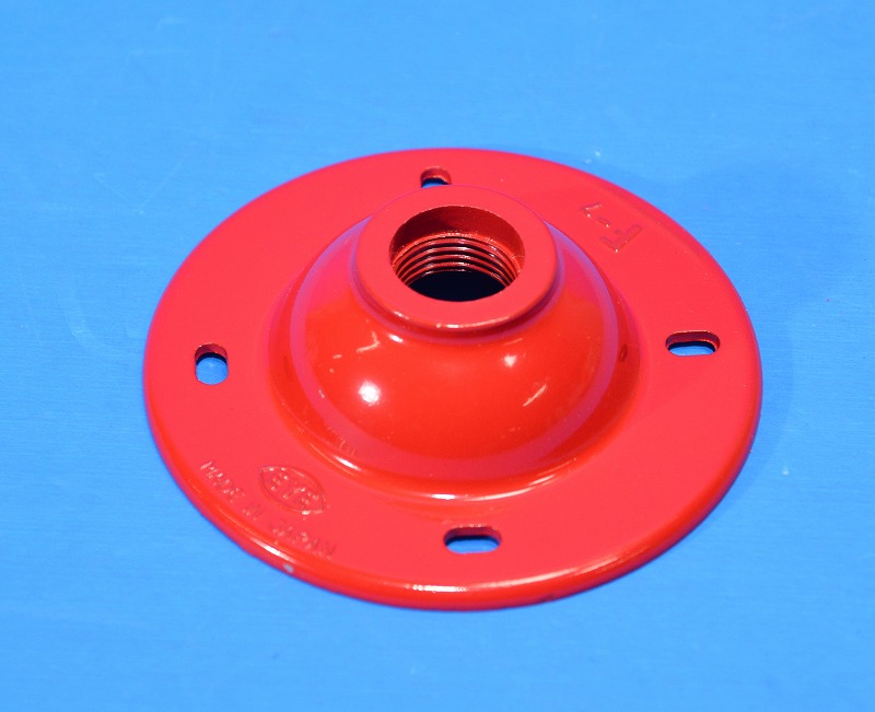 岩崎電気　F7　赤　アイランプホルダ用フランジ