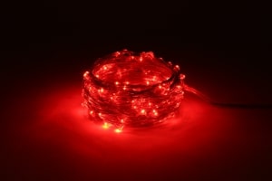 LEDストリングス星屑　レッド　LED-PL-100-HOSHI-R