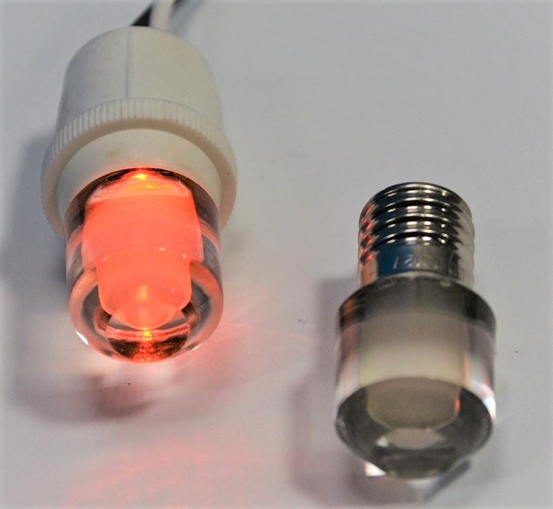 FLED　T22E17-12-3Y　黄（イエロー）　E17　DC12V0.24W　LEDランプ　