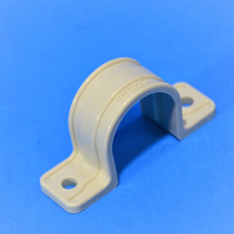 古河電工　PFS-22D-I　アイボリー　バラ売り　PFS両サドル　プラフレキ(R)　在庫処分