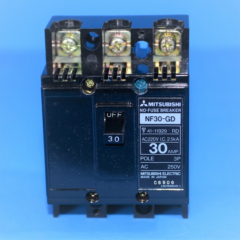 三菱電機　NF30-GD　3P30A　ノーヒューズブレーカ（旧形　生産終了品）