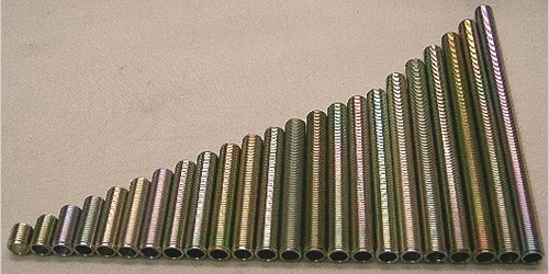 NI-M10-160　長さ160ミリ　外ネジニップル　M10