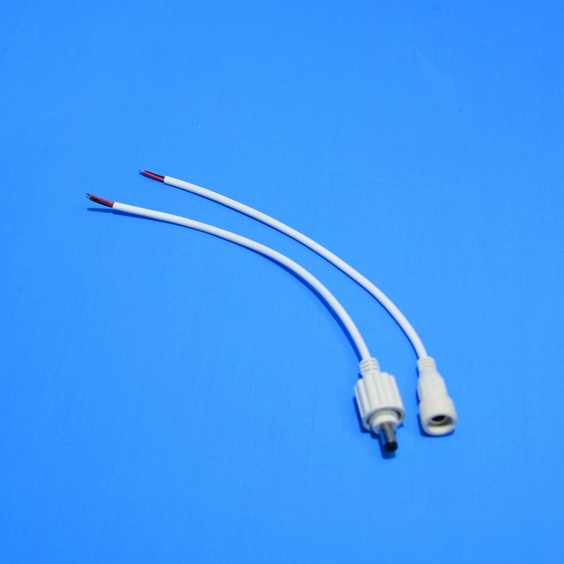 LEDネオンライト　入力用電源コネクター　白