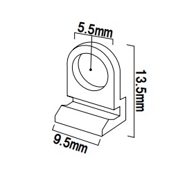 ファースト　ゴッチャークリップ（吊り具　クリア）　【1個】
