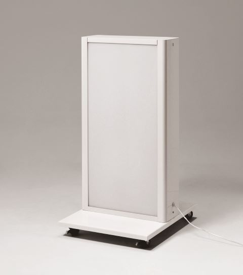 アルモード　FE467W（ホワイト）　62-93　LED乳半アクリルに貼り込み仕様　LED電飾スタンド看板　【屋外・両面】