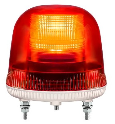 日恵製作所　VK17M-D24WNR　赤　ニコモア　高輝度　DC12～24V