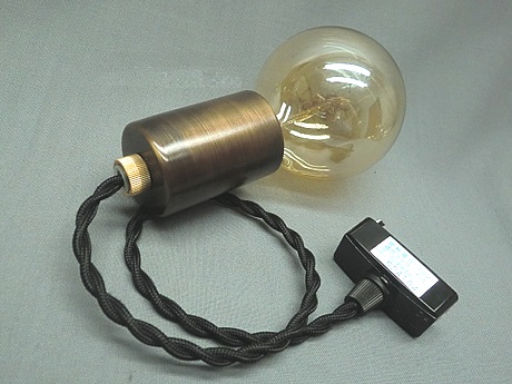 E26シェード無しペンダント2　コードN　グリップ仕様　電球D　PENO-E262ND-GR