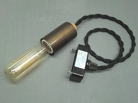 E17シェード無しペンダント2　コードＮ　グリップ仕様　電球B　PENO-E172NB-GR