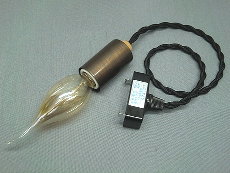 E17シェード無しペンダント2　コードＮ　グリップ仕様　電球C　PENO-E172NC-GR
