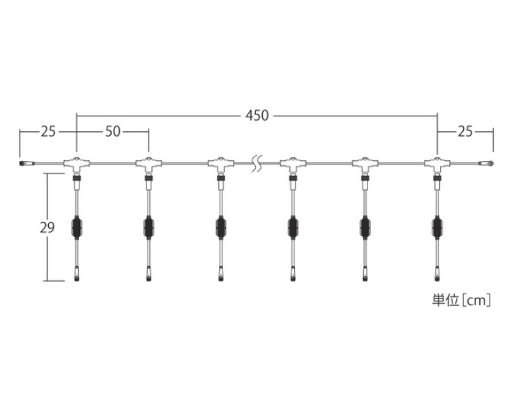 100V5ｍ10垂マルチコード VerⅡ　整流器付き　A2MC2BK2R5・A2MC2W2R5
