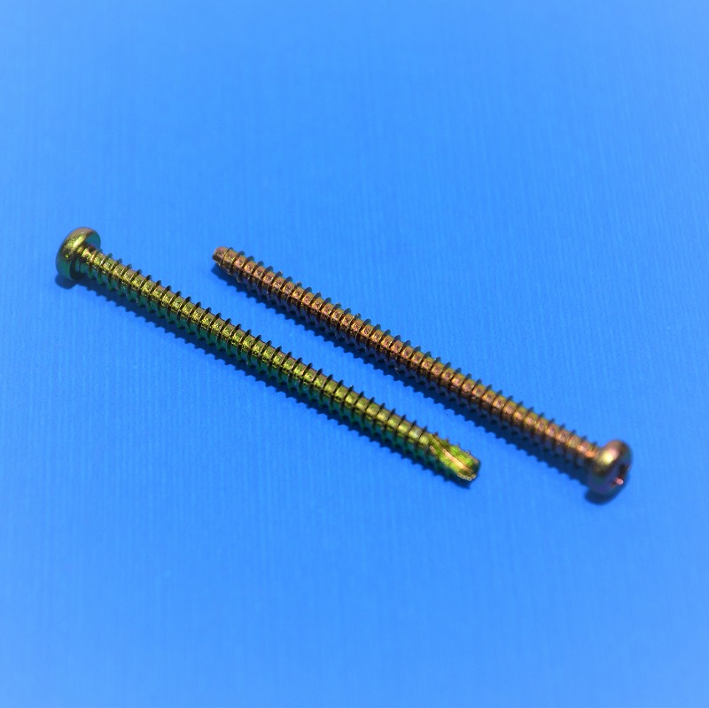 タッピングビス　B1なべタッピング　4×55　クロメートめっき　※1本～ばら売り
