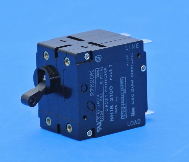 IDEC　和泉電気　NH1S-2100　0.5AA　サーキットプロテクター