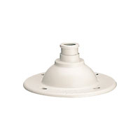 岩崎電気　F7/W　白・F7A/W　白　側面穴付コード引出形　アイランプホルダ用　アクセサリー　台座