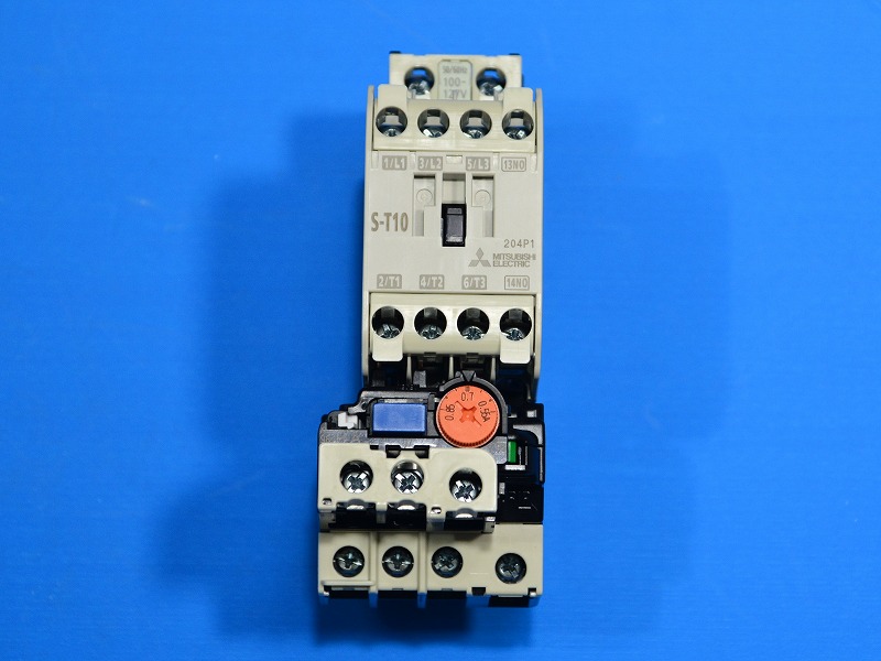 三菱電機　MSO-T10-KP　コイルAC100V（サーマル055-0.7-0.85A）　0.1KW/200V