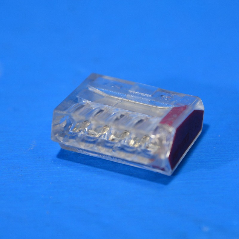 ワゴコネクター　WGT5（100個）・WGT-5（50個）　ワゴ差込みコネクター　クリアタイプ