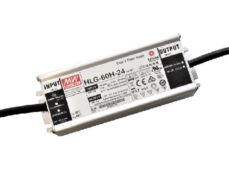 MEAN WELL　HLG-60H-24　スイッチング電源　DC24V　