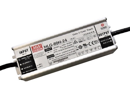 MEAN WELL　HLG-80H-24　スイッチング電源　DC24V　
