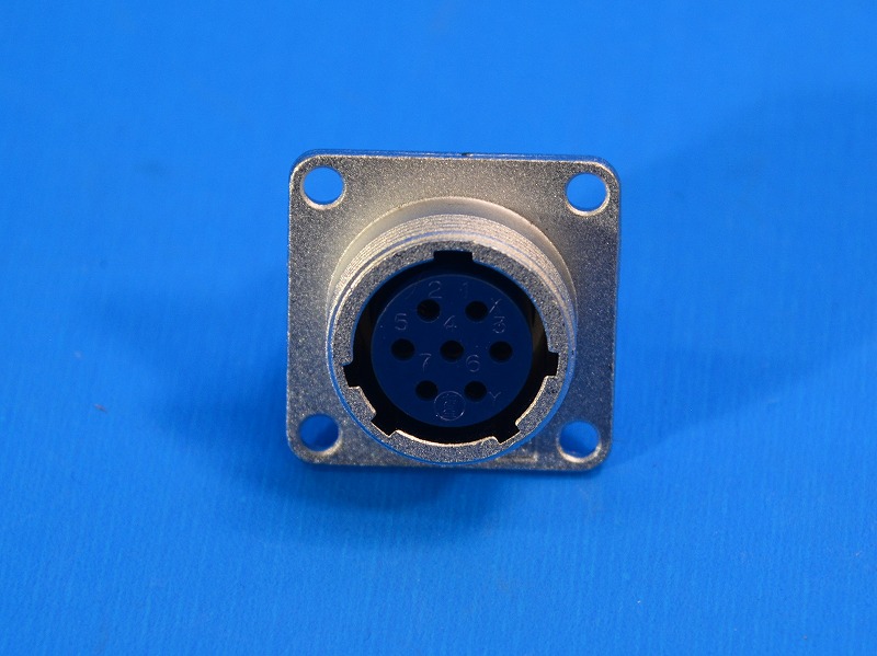 七星科学研究所/NJC-207-RF　NJCシリーズJIS規格中型メタルコネクタ　パネル取付レセプタクル