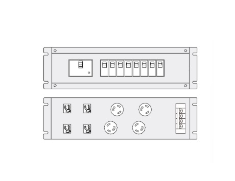 日東工業　RD86-3E3-N6B8-X　背面出力タイプ（多種コンセント出力）　1系統　出力コンセント：100V仕様