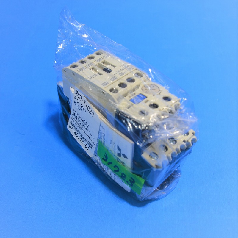 三菱電機　電磁開閉器　MSO-T10BC　サーマル0.9A（0.7-1.1A）　コイル100V