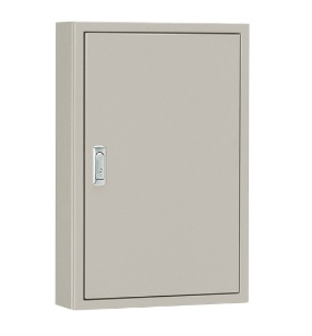 日東工業　B12-56（ライトベージュ）・B12-56C（クリーム）　盤用キャビネット・露出形・木製基板付　フカサ120mm