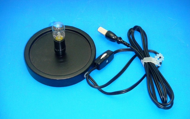 E12φ120木台　STUN-E123-B　黒仕様　電球付き