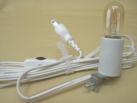 E17-L36金具　STUN-E171-W　白仕様　電球付き