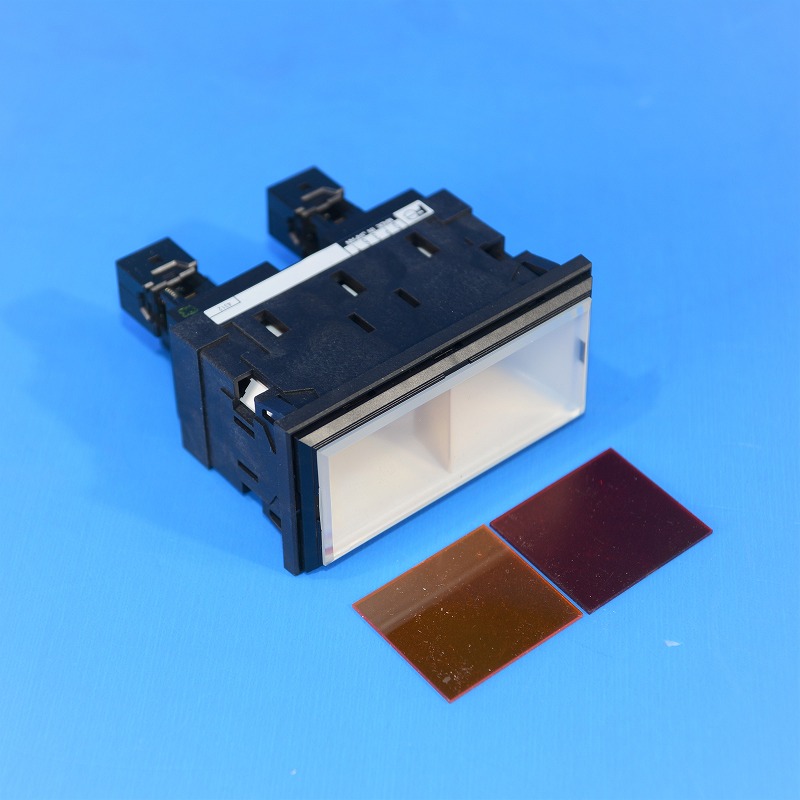 富士電機　DP36T2N-ARE3　乳白なし　角形表示灯（36×72mm・長角　2分割）