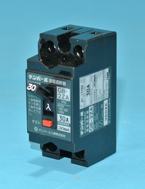 テンパール　GB-2ZA　2P2E　20A　30mA　小型漏電ブレーカ　(2ZA2030)